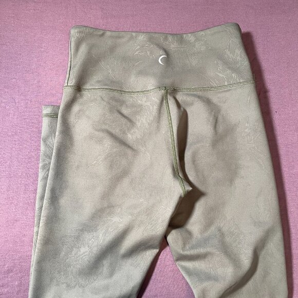 Zyia Active leggings in green with shadow floral pattern - size 2 - Picture 5 of 6